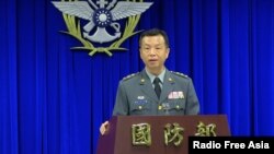 台湾国防部发言人陈中吉(资料图)