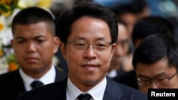 资料照:中国国务院港澳办主任张晓明