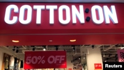 澳大利亚最大的时装品牌连锁店集团 “Cotton On Group”在新加坡的一家商店。(2019年12月24日)
