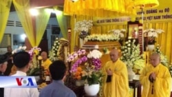 Tang lễ của Tăng thống Thích Quảng Độ diễn ra trang nghiêm, đơn sơ Tang lễ của Tăng thống Thích Quảng Độ diễn ra trang nghiêm, đơn sơ