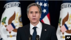 资料照:美国国务卿布林肯