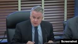 CECC共同主席克里斯·史密斯2024年12月5日在听证会上发言。