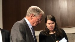 参议院军委会主席英霍夫(Jim Inhofe)(美国之音黎堡摄)