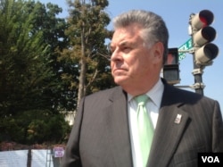 国会众议员彼得·金(美国之音 龚小夏拍摄)