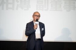 纬创资通副董事长黄柏漙出席2020年11月10日在台北举办的产官学携手共创学用接轨 GOLF社团立案发布会。(纬创资通Wistron提供)