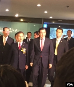 台湾台湾总统马英九。(照片来源:美国之音李逸华拍摄)