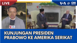 Laporan VOA untuk CNN Indonesia: Kunjungan Presiden Prabowo ke Amerika Serikat 