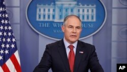 美国环保署署长普鲁特(资料照)