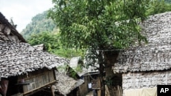 ထိုင်း-မြန်မာနယ်စပ်မှ ဒုက္ခသည်စခန်းတစ်ခု။