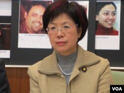 台湾民进党立委尤美女 (美国之音张永泰拍摄)