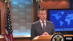 美国国务院新闻办公室主任杰夫•拉特克(美国之音张蓉湘 2015年5月15日拍摄 )