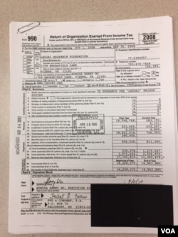 1306 劳改基金会IRS报税表990 (2008 年) (公开资料)