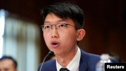 资料照:前香港大专学界国际事务代表团发言人张昆阳