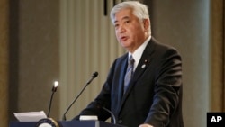 日本防卫相中谷原(资料图)