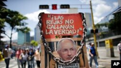 Người biểu tình chống chính phủ tại Venezuela