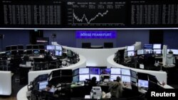 德国法兰克福的证券交易所。(2018年2月23日)