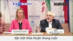 Cường quốc thế giới và Iran đạt thoả thuận hạt nhân lịch sử (VOA60) Cường quốc thế giới và Iran đạt thoả thuận hạt nhân lịch sử (VOA60)