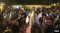 台北自由广场 民众追思六四