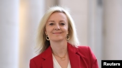 英国前首相特拉斯(资料照,2020年)