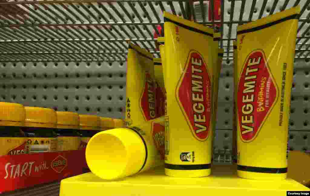 Đặc sản Vegemite của Úc. (Ảnh: Bùi Văn Phú)