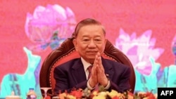 越南国家主席苏林正式被任命为该国最高领导人、越南共产党总书记。(法新社:2024年8月3日)