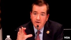 众院外交委员会主席罗伊斯(美国之音记者国符拍摄)