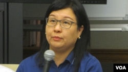 台湾移民署桃园专勤队队长徐昀(美国之音张永泰报道)