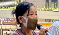 社民连主席陈宝莹表示,六四的历史不会被磨灭,她认为香港人日后的表达方式可以见机行事(美国之音/汤惠芸)