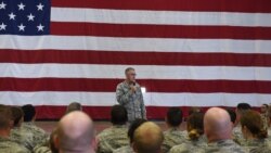 美军空军上将海腾(General John Hyten)2018年9月27日对战略司令部官兵讲话(美国空军照片)