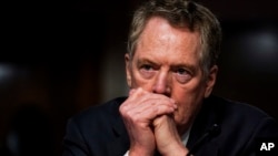 资料照:前美国贸易代表罗伯特·莱特希泽。