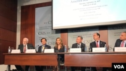 战略与国际研究中心2019年9月26日举行“台湾在拉美发展角色”研讨会(美国之音锺辰芳拍摄)