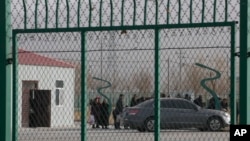 新疆阿图什市的“再教育营”。(2018年12月3日)