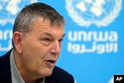 资料照片:联合国近东救济工程处主任专员菲利普·拉扎里尼。