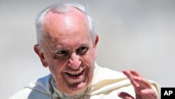 罗马教宗方济各(资料照片)