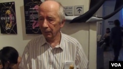 学者捷连采夫(美国之音白桦拍摄)