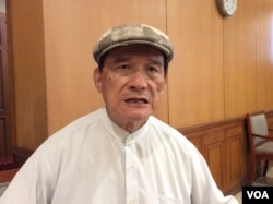 台湾前国防部长蔡明宪（美国之音记者申华 拍摄）