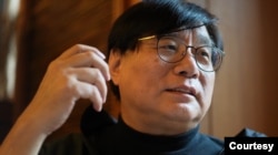 位于台北的台湾关怀中国人权联盟创会理事长杨宪宏(照片提供:杨宪宏)