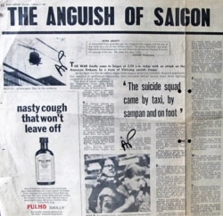 Tường trình của Peter Arnett về Tết Mậu Thân năm 1968 đăng trên AP và nhiều báo Mỹ khác. (Hình: Peter Arnett cung cấp)