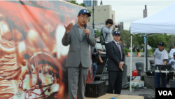 张林2018年6月3日在纽约64集会上讲话(美国之音久岛)