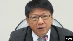 民进党立委 潘孟安(美国之音张永泰拍摄)