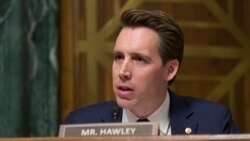 资料照:共和党联邦参议员霍利(Sen. Josh Hawley, R-MO)