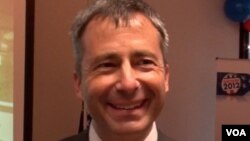 艾兆年是香港共和党竞选团主席(美国之音 谭嘉琪拍摄)