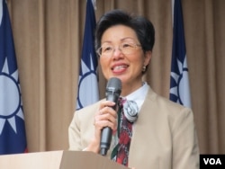 台湾陆委会主委张小月(美国之音张永泰拍摄)
