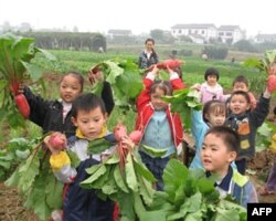 中国四川农家孩子