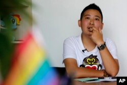 C先生在北京接受采访。(2016年5月18日)