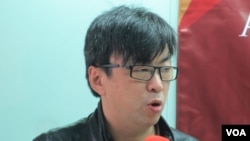 民进党立委段宜康(美国之音张永泰拍摄)