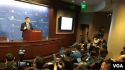 台北市长柯文哲2019年3月20日在传统基金会演讲(钟辰芳拍摄)