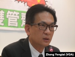 台湾执政党民进党立委林俊宪(美国之音张永泰拍摄)