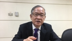 台湾国家政策研究基金会国安组召集人林郁方。(图/陈筠摄)