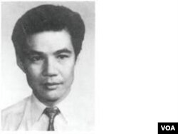 被中国政府判处无期徒刑的政治异议人士彭明 (对华援助协会)